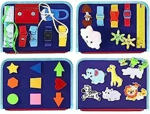 Tavola Sensoriale in Feltro 2026 di Tendenza per Bambini: Giocattoli Montessori di Apprendimento Sensoriale con Attività Educative - Product Image 4