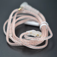 Câble de remplacement pour écouteurs filaires KZ 46, câble en cuivre sans oxygène, musique, jeux, sport, bureau, câble 3,5 mm, EDX Pro, ZSN Pro, CCA, QKZ, TRN