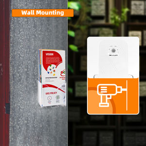 מחזיק ברושור אקרילי, מחזיק פלייר, מחזיק מעמד כרטיס פלסטיק שקוף משטח קיר - Product Image 5