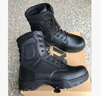 Bottes noires durables DFRB01 PDRM, chaussures d'entraînement, bottes tactiques de jungle