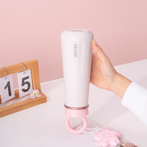 Logo personalizzato 430ml 316 in acciaio inox doppia parete Thermos portatile isolato stile bottiglia di acqua rosa bottiglia termica della ragazza - Product Image 3