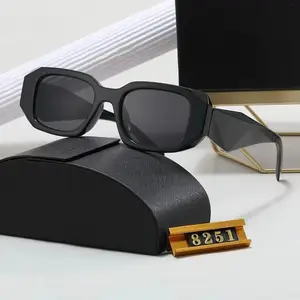 Лидер продаж, солнцезащитные очки с брендовым логотипом на линзе, брендовые роскошные дизайнерские солнцезащитные очки, женские 2024 очки в оправе из поликарбоната