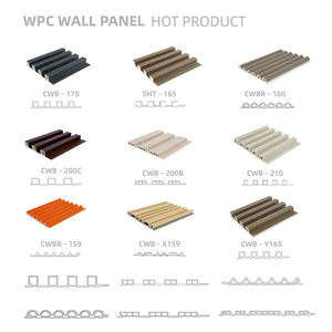 Panel de Pared Interior 3D Acanalado de WPC, Insonorizado, Resistente a la Humedad, Alternativa a la Madera, Decoración para Sala de Estar y Dormitorio - Product Image 6