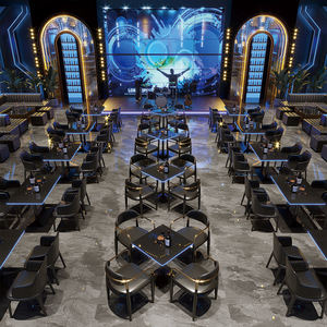 أثاث عتيق مخصص للبار، طاولات وكراسي موسيقية للبار، مجموعة أثاث متكاملة للمطاعم والمقاهي - Product Image 2