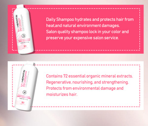 Après-shampoing quotidien YOGI CARE U-KERATIN 250ml Après-shampoing lissant à la kératine pour cheveux anti-frisés - Product Image 5