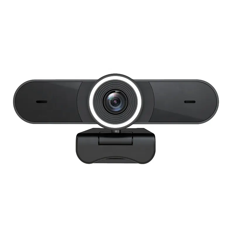 Auto Focusing 4K Driver Free built-in digital noise reduction Wide Field View 360 rotation clip on USB Webcams with Microphone