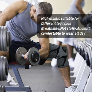 Kunli ที่รัดเข่าสำหรับเล่นกีฬาแบบพรีเมี่ยมพร้อมซิลิโคนสปริงแผ่นรองเข่าที่เหมาะสำหรับใส่วิ่งออกกำลังกายบาสเกตบอล - Product Image 5