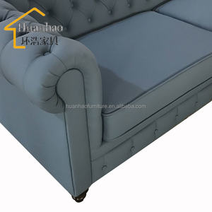 أريكة جلدية حديثة فاخرة بثلاثة مقاعد قابلة للتعديل بلون بني، تصنيع مخصص مباشرة من المصنع - Product Image 3