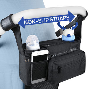 Organisateur universel pour <span class=keywords><strong>poussette</strong></span> avec sac isotherme amovible, pochette pour téléphone et bandoulière, idéal pour les parents nomades en extérieur - Product Image 3