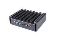 Ordinateur industriel sans ventilateur OEM Intel I5-4200U MiniPC DDR3L MSATA SATA Double GbE LAN 4xUSB RS232 pour l'informatique de pointe IoT