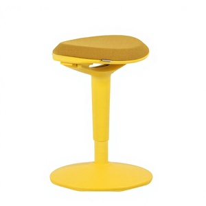 Tabouret de bar moderne en plastique Henglin Moore, chaise de bureau ergonomique à hauteur réglable, confortable pour une utilisation prolongée, pivotante, pour atelier - Product Image 3
