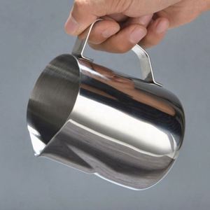 Pichet à mousse de lait pour café expresso 350/600/900 ml, en acier inoxydable, logo personnalisé, moderne, prêt à être expédié, écologique - Product Image 1