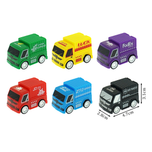 <span class=keywords><strong>Dessin</strong></span> <span class=keywords><strong>animé</strong></span> livraison express <span class=keywords><strong>camion</strong></span> retirer voiture classique pousser Friction véhicule jouets en plastique pour distributeur automatique Capsule - Product Image 2