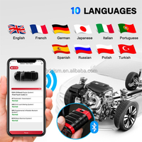 News Boot Full System OBDII Code Reader + Reset Software with Free Update Scanner ABS Material Red+Black 1kg THINKCAR
