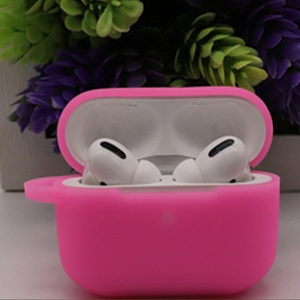 Funda protectora fluorescente luminosa para <span class=keywords><strong>airpods</strong></span> pro 3, funda protectora de silicona para auriculares inalámbricos de <span class=keywords><strong>tercera</strong></span> generación de Apple - Product Image 2
