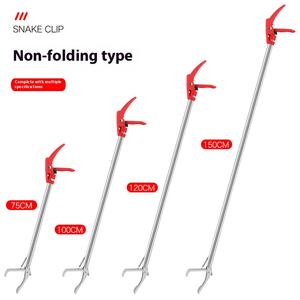 Pince à serpent en acier inoxydable de tailles multiples-Outil de manipulation de <span class=keywords><strong>pinces</strong></span> à serpent pour la lutte antiparasitaire des reptiles - Product Image 2
