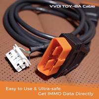 Xhorse adaptor hilang semua kunci Toyota BA Adapter untuk alat kunci VVDI Plus, alat kunci Max Pro dan FT-Mini alat OBD