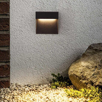 86 Boîtiers encastrés pour éclairage de sol extérieur, lampes LED carrées pour allées et marches, étanches, pour coins