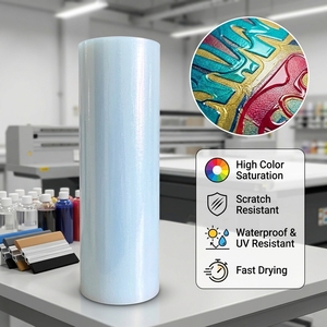 <span class=keywords><strong>Film</strong></span> vinyle imprimable UV pour imprimante UV, transfert thermique, encre souple, faible consommation <span class=keywords><strong>d</strong></span>'encre, revêtement transparent uniforme pour vêtements - Product Image 1