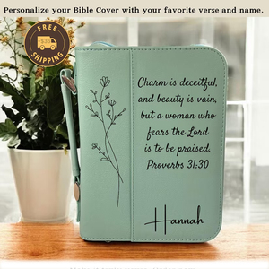 Bsci Bán Hàng Nóng Faux PU Da Kích Thước Lớn Thời Trang Kinh Thánh Bìa Trường Hợp Phụ Nữ Với Có Thể Tháo Rời Dây Đeo Cổ Tay Hoa Kinh Thánh Bìa - Product Image 4