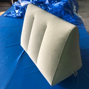 PVC Inflatable Backrest Pillow Rectangular 0.25mm Thickness For Camping Youth Use - Product Image 3