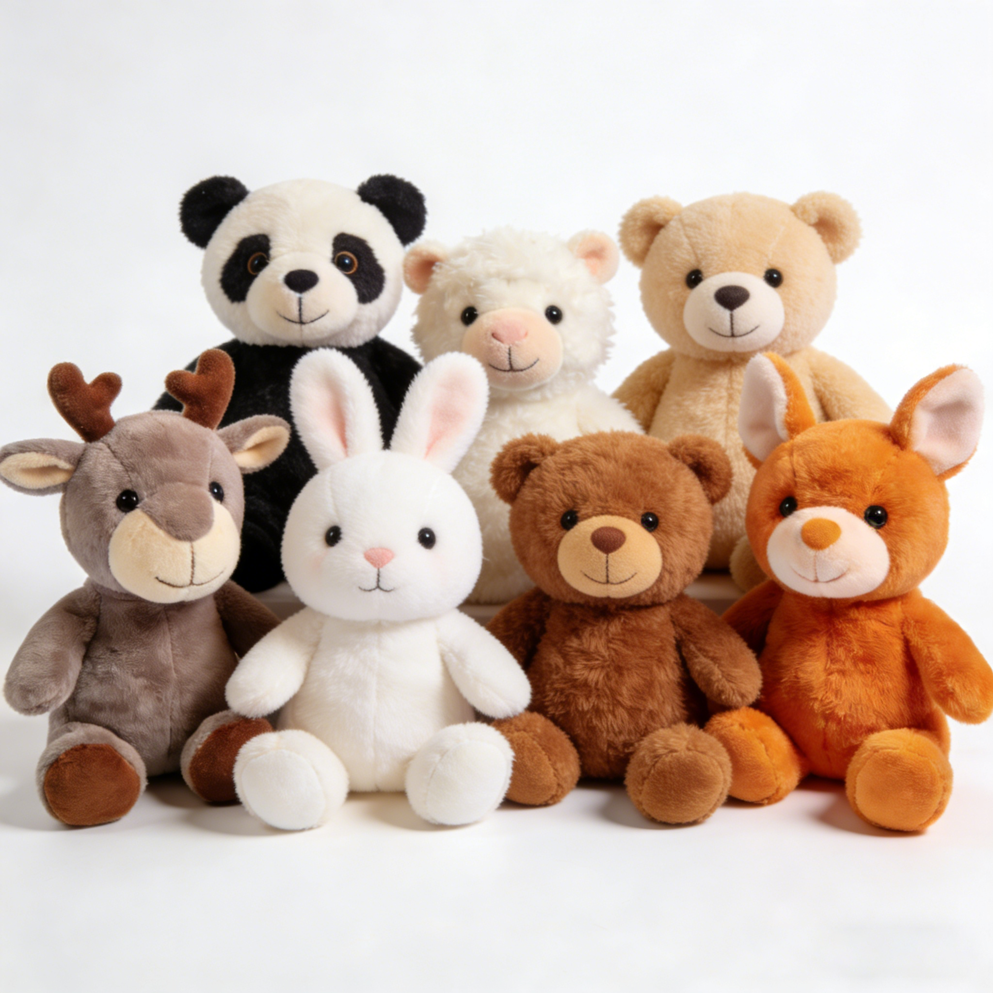 Peluches de 25 à 38 cm (contactez-nous pour le catalogue)
