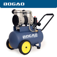 Compresor de Aire Silencioso Sin Aceite BOGAO, 8 Bar, Portátil, Sin Aceite, 24L, para Pintura con Pistola