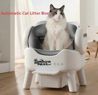 Bac à litière automatique pour chat, silencieux, grand format, facile à nettoyer, écologique, autonettoyant, intelligent, anti-odeurs