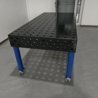 Nouvelle table de soudage modulaire 3D en acier nitruré au plasma, banc réglable pour atelier, marque Meisida, économique, ouverture de 28 mm, DC 36V, sans fil