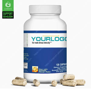 Gran cantidad OEM ODM Suplemento DE SALUD orgánico Cápsulas de esencia Herbal Climax Intensity Booster para hombres - Product Image 1