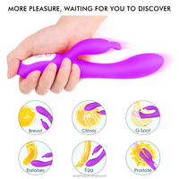 MS Heiz-Kaninchenvibrator für Frauen G-Punkt Klitoris-Stimulator USB Wiederaufladbar Wasserdicht Silikon Erwachsenenspielzeug OEM ODM Lieferant