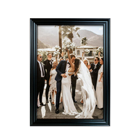 Cadre photo noir et marron de haute qualité en gros, idéal pour les photos de mariage, les portraits de mariage et la photographie de couple