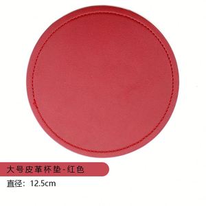 Custom Printing <b>Coffee</b> Cup Mat With Logo Wholesale Blank PU Leather Coaster for Drinks Promotional Gift - Product Image 6