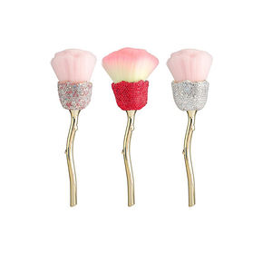 <span class=keywords><strong>Pinceau</strong></span> à poudre en forme <span class=keywords><strong>de</strong></span> fleur avec paillettes <span class=keywords><strong>de</strong></span> pierres précieuses <span class=keywords><strong>de</strong></span> luxe, pinceaux <span class=keywords><strong>de</strong></span> maquillage brillants, strass, diamant, cristal, pinceaux <span class=keywords><strong>de</strong></span> maquillage brillants - Product Image 2