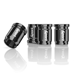 4 pièces nouveau style de <span class=keywords><strong>voiture</strong></span> <span class=keywords><strong>antivol</strong></span> en acier inoxydable roue pneu Valve tiges bouchons solide pneu Air Valve bouchons - Product Image 6