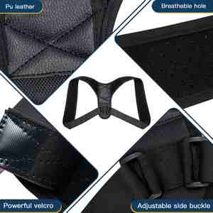 Correcteur de <span class=keywords><strong>posture</strong></span> Correcteur de <span class=keywords><strong>posture</strong></span> <span class=keywords><strong>dos</strong></span> orthèse dorsale ceinture de <span class=keywords><strong>correction</strong></span> de <span class=keywords><strong>posture</strong></span> réglable pour hommes femmes - Product Image 2