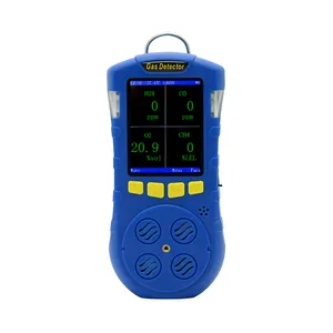 Portable Biogas Detector 4 in 1 LEL O2 H2S CO2 CH4 CO Multi Gas Analyzer