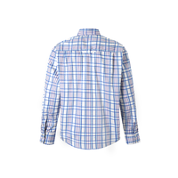 Chemise FR à manches longues pour homme, 100% coton, résistante aux flammes, imprimée à carreaux, boutonnée, NFPA2112, CAT2, pour la soudure, nouvelle collection
