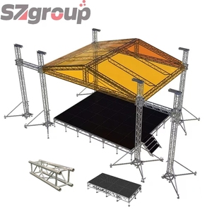 TUV OEM ODM Dịch Vụ Nhà Máy Giá ngoài trời tổ chức sự kiện giàn hệ thống buổi hòa nhạc mái nhôm giàn hiển thị - Product Image 4