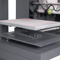Presse à chaud pneumatique Microtec Apex XK-50 16x20 à alimentation par rouleau et ouverture automatique pour T-shirts, sweats à capuche, sacs et films DTF