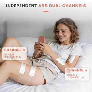 Dispositivo de Terapia Certificado Médico, Masajeador de Cuello y Hombros con Cable, Tens Fisioterapia, Almohadillas de Electrodos de Gel Antialérgicas, Máquina Tens - Product Image 6