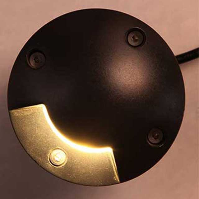 Garden Street Step 1/2/4 Side View Recessed Deck Light Wedge Underground Lamp RGB Colourful Landscape Lighting