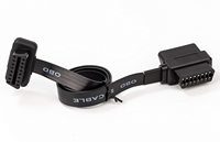 Cable de diagnóstico de camión automotriz OBD II OBD2 1 macho 2 hembra divisor de cinta de paso de 2 pies con conductor de cobre