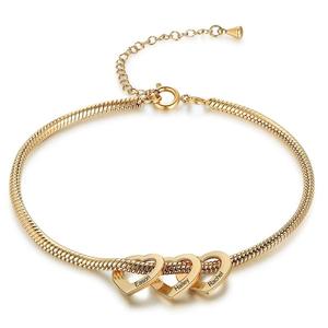 Pulsera de Acero Inoxidable con Nombres de Familia Personalizados, Pulsera con Múltiples Corazones para el Día de la Madre con Nombres de Niños Personalizados - Product Image 1
