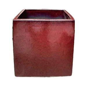 Pot de <span class=keywords><strong>fleurs</strong></span> émaillé pour l'aménagement urbain et la décoration de la ville, pots de plantes et d'arbres de bonne qualité en promotion - Product Image 5
