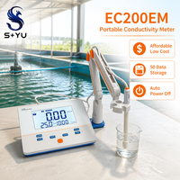 Testeur de conductivité abordable SYU EC200EM, mètre EC à faible coût, stockage de 50 données, arrêt automatique, surveillance de l'eau en aquaculture