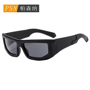 Psn <b>Square</b> <b>Sunglasses</b> Full Rim Uv400 Light Weight Y2k Style Unisex Adult Casual - Product Image 1