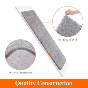 Felpudo de interior superabsorbente, alfombras de perfil bajo en agua, lavables a máquina, antideslizantes, para entrada de goma - Product Image 3