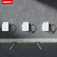 BENY Type2 Type1 GB/T Pila de carga de coche 32a Home Ev Wallbox 22kw Estación de carga blanca Cargador trifásico de 400V Estación de carga Ev