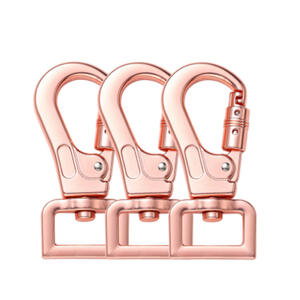 Collar de perro de aleación de Zinc, gancho giratorio, hebilla de mosquetón de Metal para mascotas, Correa giratoria para perro, gancho de mosquetón giratorio - Product Image 6